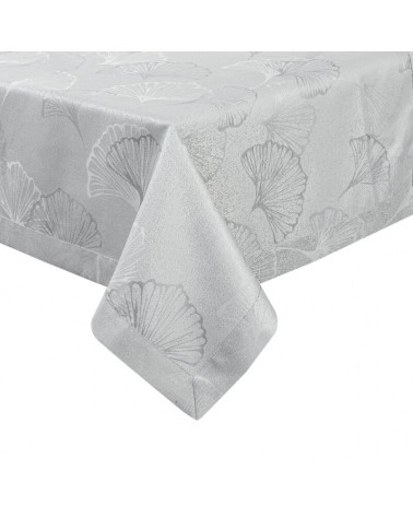 Obrus plamoodporny 145x300 Diana srebrny Eurofirany
