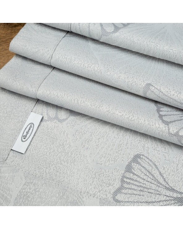Obrus plamoodporny 145x300 Diana srebrny Eurofirany