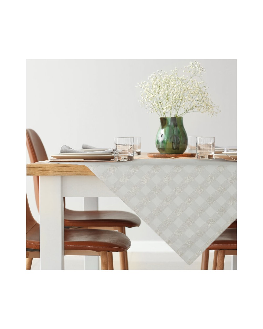 Obrus 85x85 Flash szampański Eurofirany