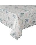 Obrus z lnem 145x220 Ines 10 beżowy Eurofirany