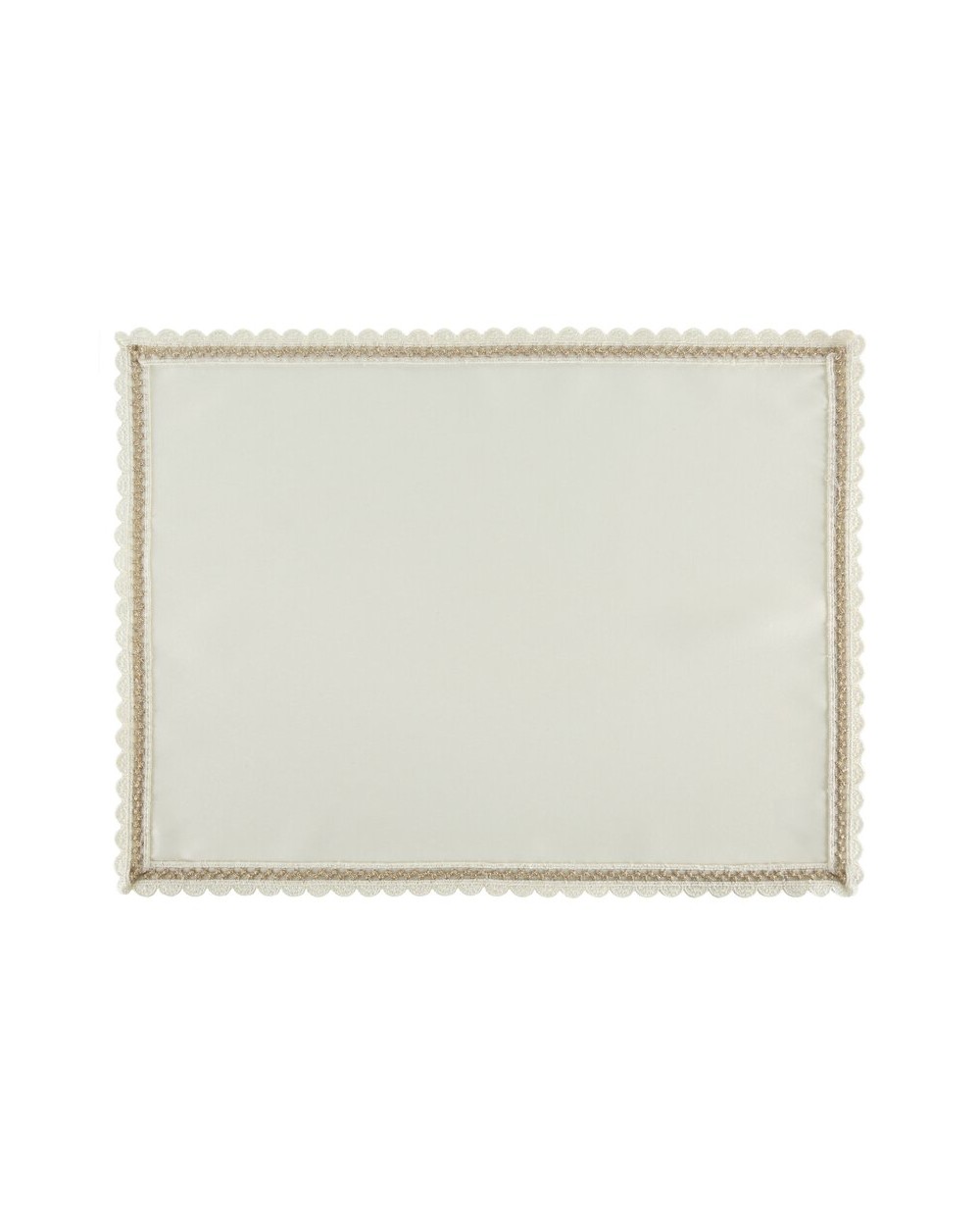 Serwetka z koronką 30x40 Lace kpl 4 szt kremowa/szampańska Eurofirany