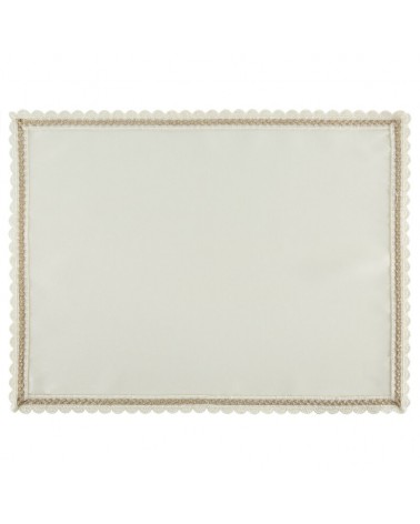 Serwetka z koronką 30x40 Lace kpl 4 szt kremowa/szampańska Eurofirany