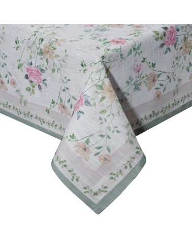 Obrus 140x180 Summer 7 miętowy Eurofirany