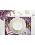 Serwetka 30x40 Velvet kpl 4 szt fioletowa/pudrowa Eurofirany