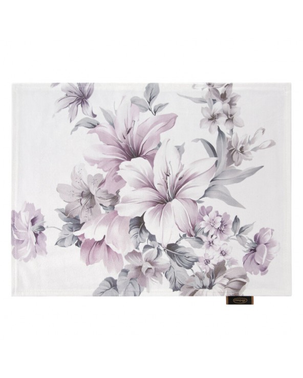 Serwetka 30x40 Velvet kpl 4 szt pudrowa/kremowa Eurofirany