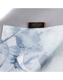Serwetka 30x40 Velvet kpl 4 szt kremowa/niebieska Eurofirany