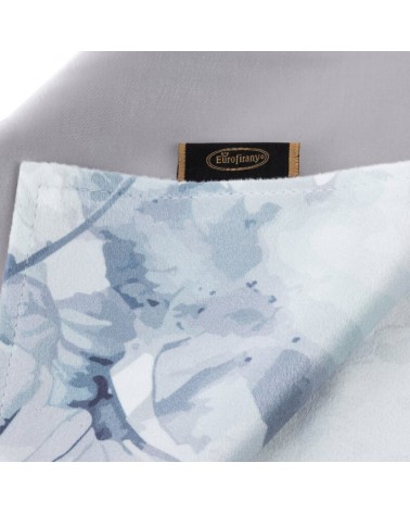 Serwetka 30x40 Velvet kpl 4 szt kremowa/niebieska Eurofirany