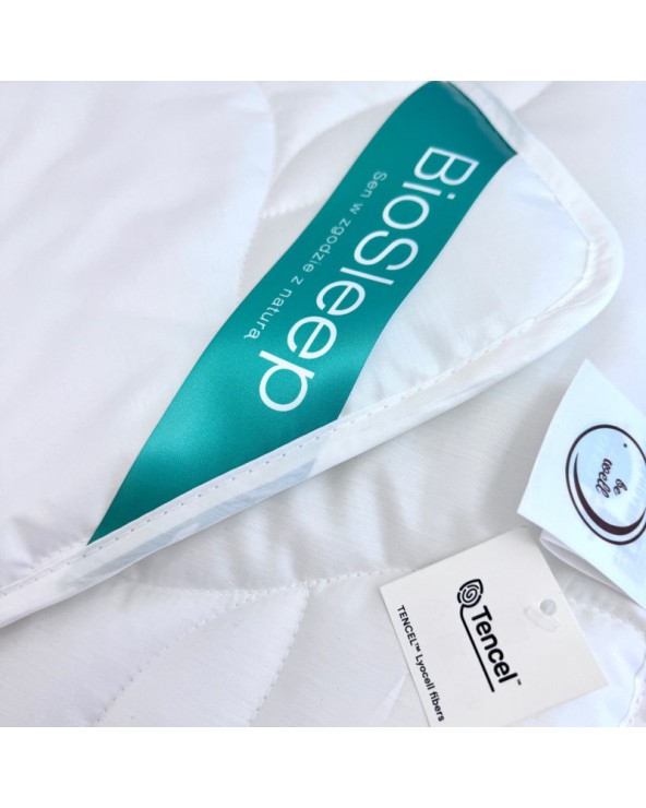 Kołdra 100x135 tencel ultralekka antybakteryjna BioSleep Poldaun