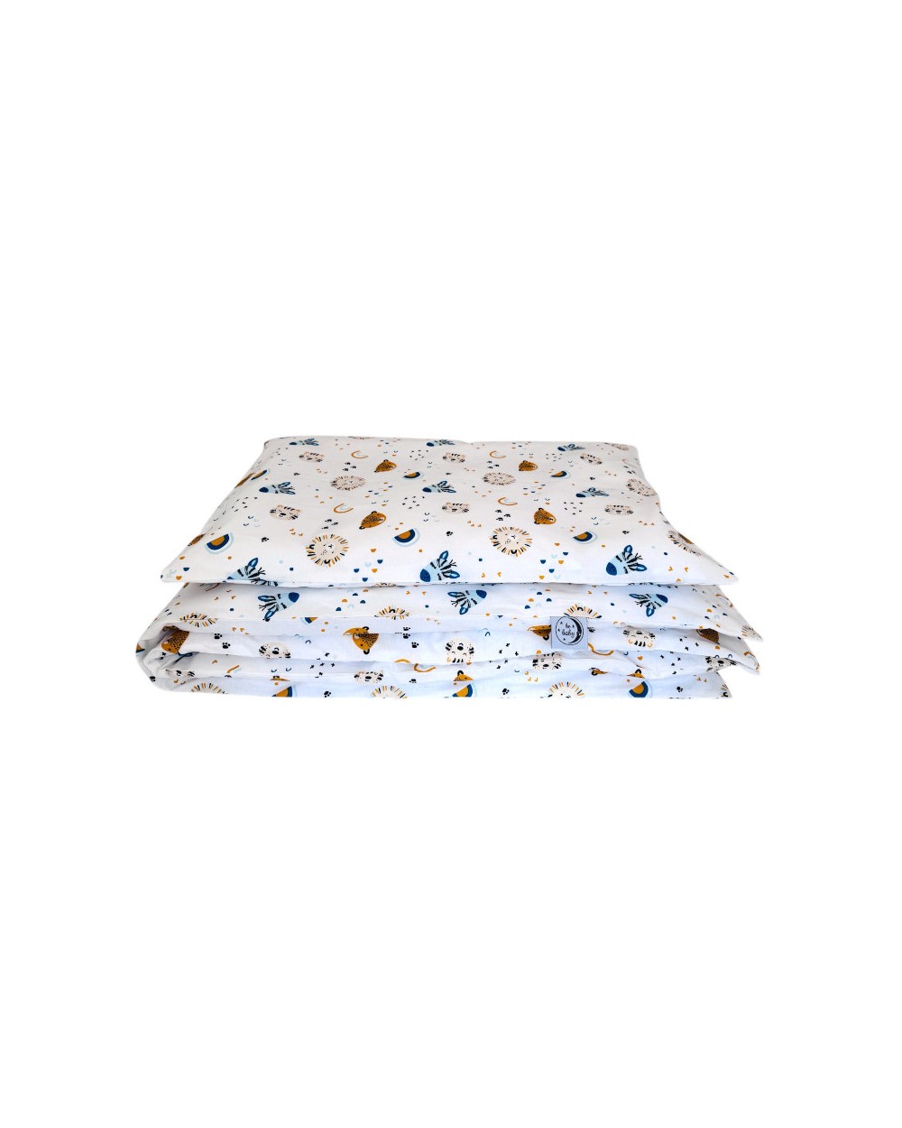 Pościel bawełna 100x160+40x60 BeBaby Zebra Poldaun