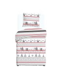 Pościel flanela bawełniana 140x200 + 1x70x80cm 31514/1 FLANELOVE Darymex