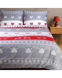 Pościel flanela bawełniana 180x200 + 2x70x80cm 31516/1 FLANELOVE Darymex