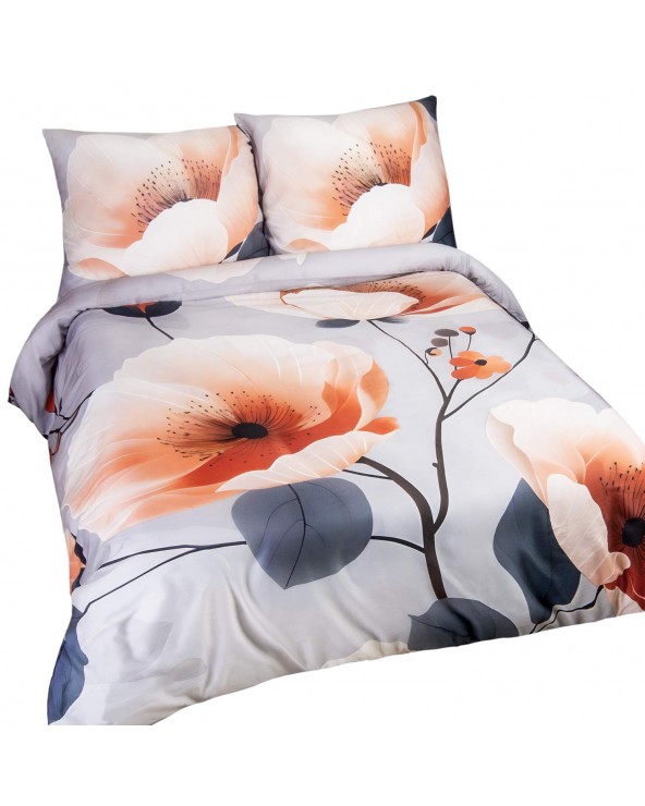 Pościel satyna bawełniana 140x200 + 1x70x80cm 12409 SATYNLOVE PREMIUM Darymex