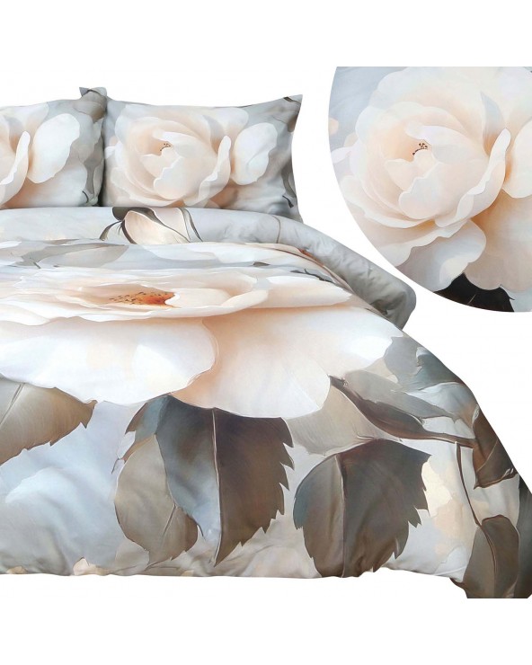 Pościel satyna bawełniana 140x200 + 1x70x80cm 12413 SATYNLOVE PREMIUM Darymex