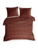 Pościel makosatyna 200x220 + 2x70x80cm Elegant 1I marsala Eurofirany