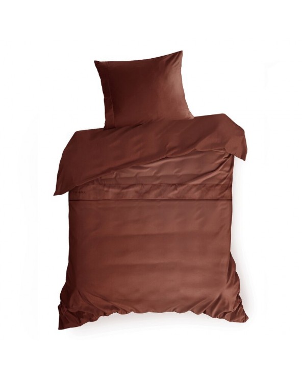 Pościel makosatyna 200x220 + 2x70x80cm Elegant 1I marsala Eurofirany