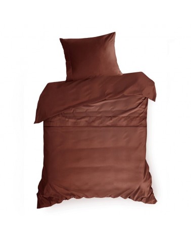 Pościel makosatyna 200x220 + 2x70x80cm Elegant 1I marsala Eurofirany