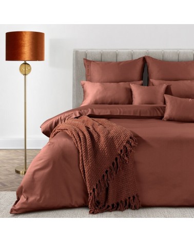 Pościel makosatyna 140x200 + 1x70x80cm Elegant 1I marsala Eurofirany