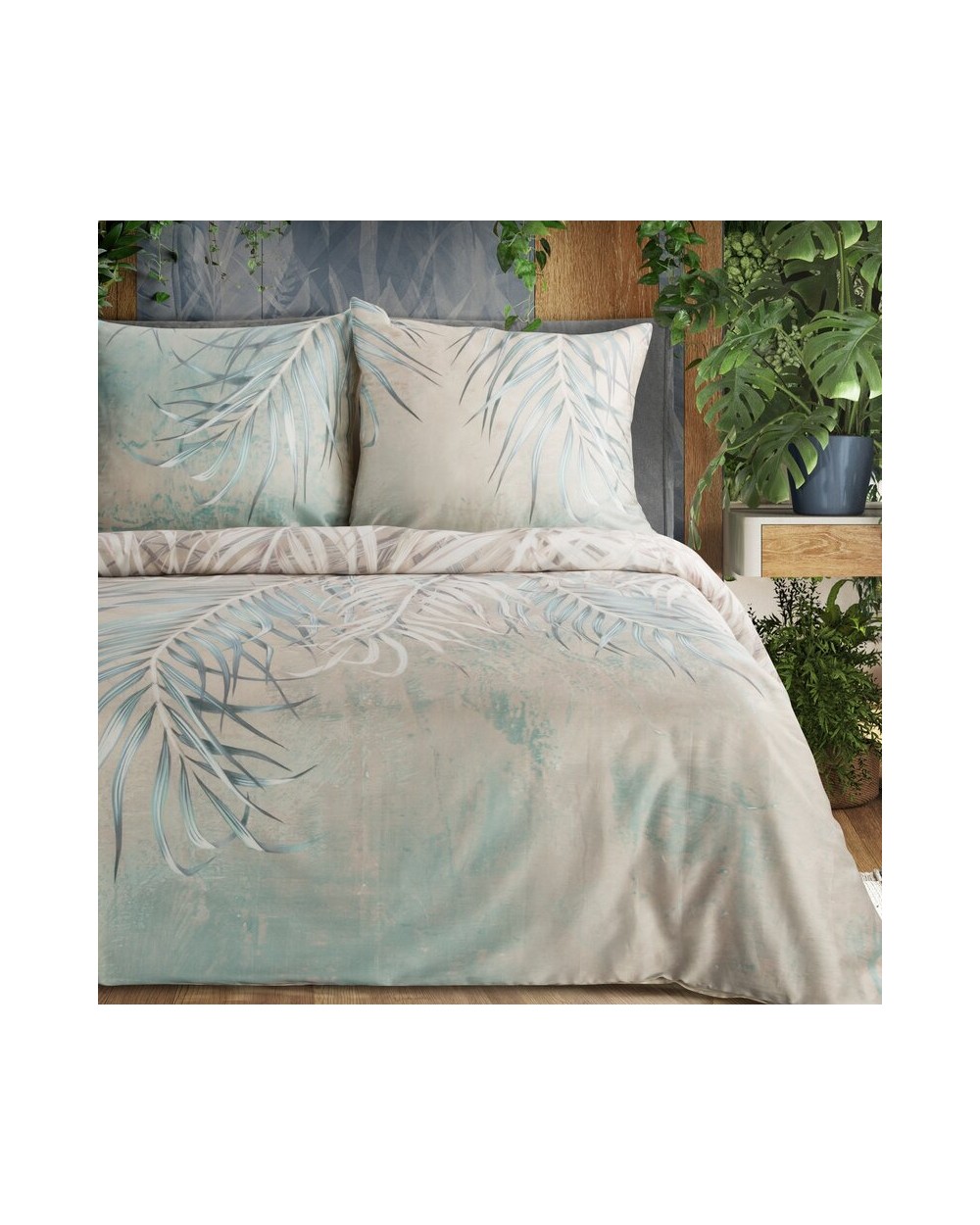Pościel satyna bawełniana 200x220 + 2x70x80cm Premium 26 Eurofirany