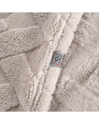 Koc pluszowy 150x200 Caro beżowy Eurofirany