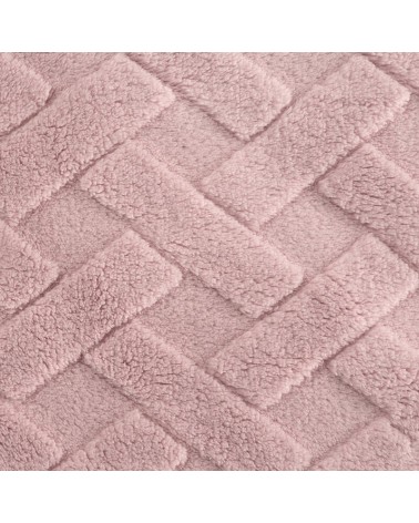 Koc pluszowy 200x220 Caro różowy Eurofirany