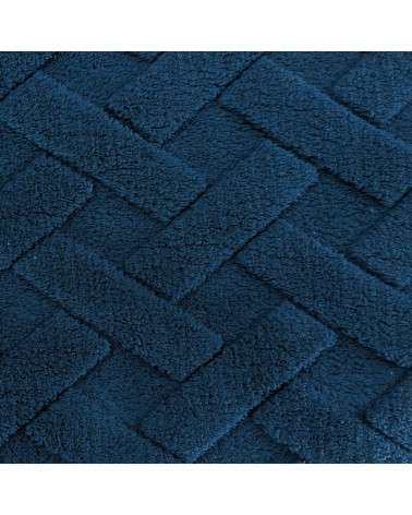 Koc pluszowy 70x160 Caro granatowy Eurofirany