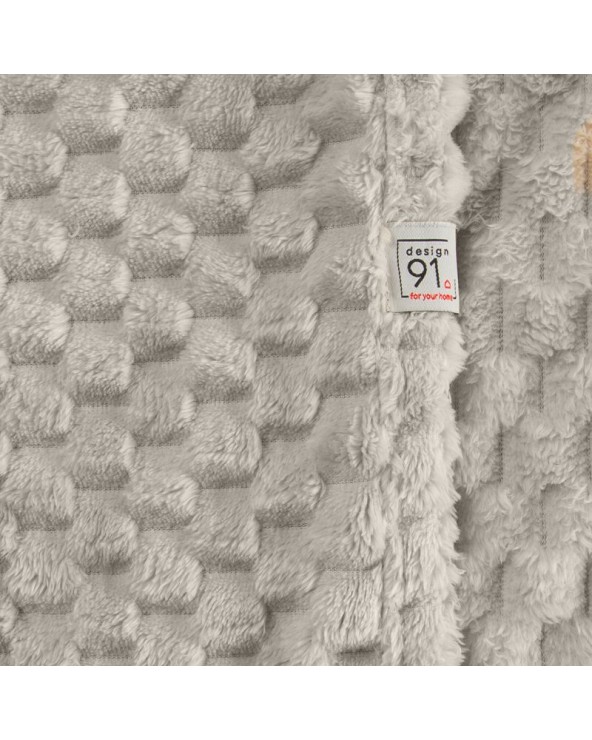 Koc pluszowy 150x200 Cindy 6 beżowy Eurofirany