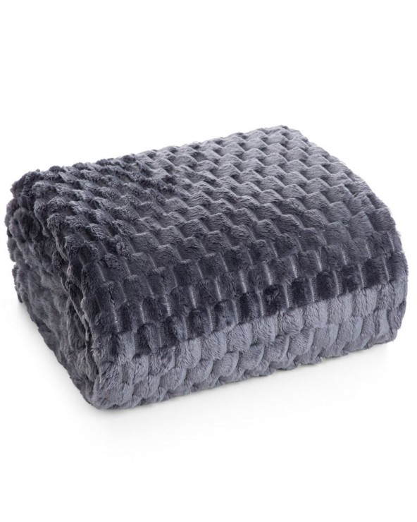 Koc pluszowy 150x200 Cindy 6 stalowy Eurofirany