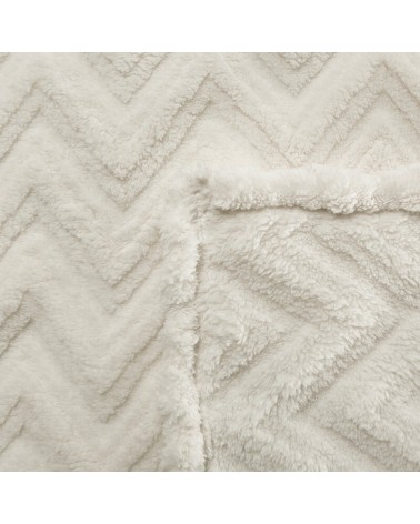 Koc pluszowy 200x220 Jodła kremowy Eurofirany