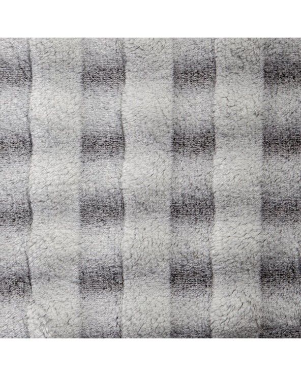 Koc pluszowy 70x160 Kostka beżowy Eurofirany