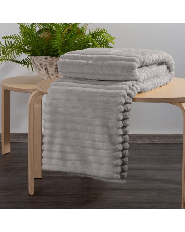 Koc pluszowy 150x200 Soft beżowy Eurofirany