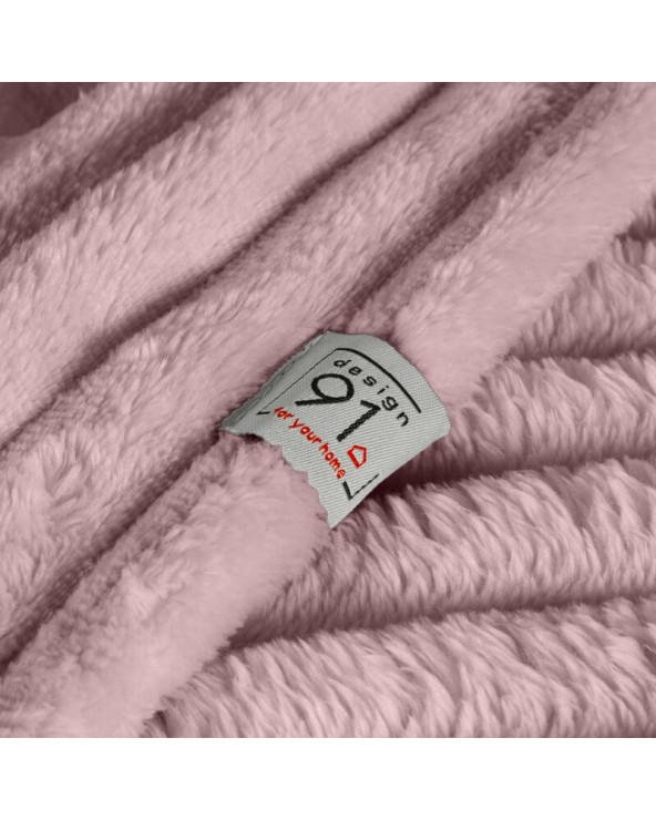 Koc pluszowy 200x220 Soft pudrowy Eurofirany