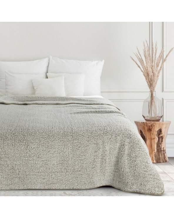 Koc sherpa baranek 170x210 Koala beżowy/biały Eurofirany