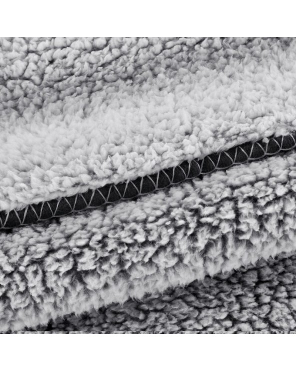 Koc sherpa baranek 170x210 Koala stalowy/biały Eurofirany