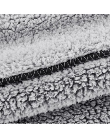 Koc sherpa baranek 170x210 Koala stalowy/biały Eurofirany