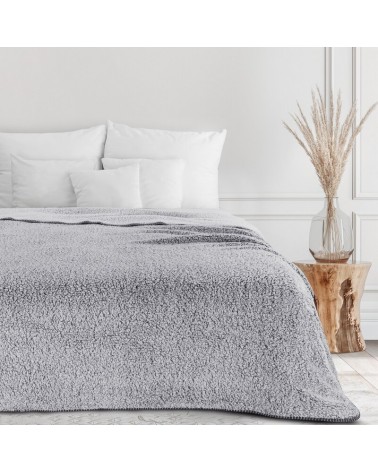 Koc sherpa baranek 200x220 Koala stalowy/biały Eurofirany