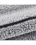 Koc sherpa baranek 200x220 Koala stalowy/biały Eurofirany