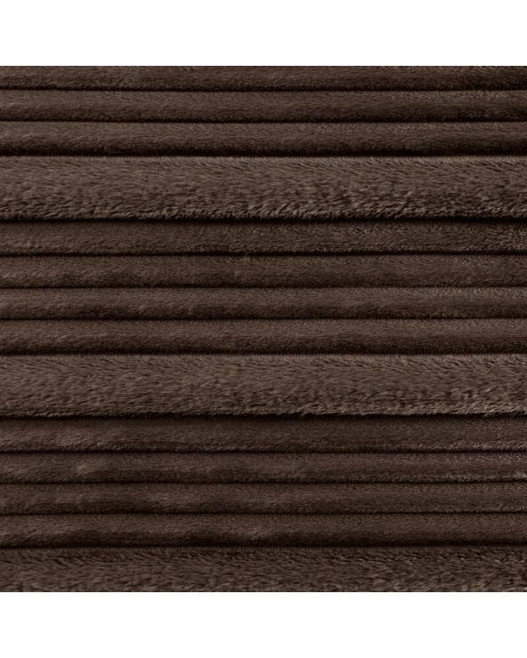 Koc pluszowy 200x220 Nina ciemnobrązowy Eurofirany