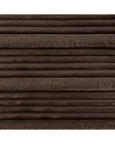 Koc pluszowy 200x220 Nina ciemnobrązowy Eurofirany