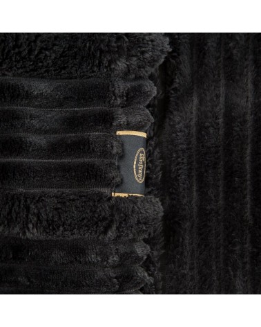 Koc pluszowy 200x220 Nina czarny Eurofirany