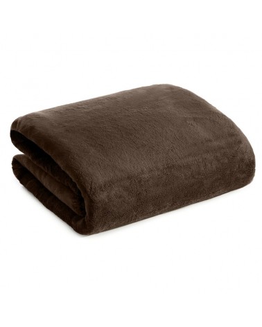 Koc sherpa baranek 150x200 Tedy ciemnobrązowy Eurofirany