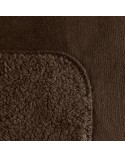 Koc sherpa baranek 150x200 Tedy ciemnobrązowy Eurofirany