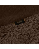 Koc sherpa baranek 150x200 Tedy ciemnobrązowy Eurofirany