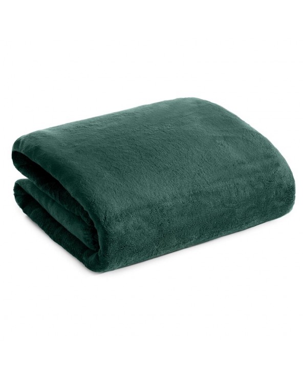 Koc sherpa baranek 200x220 Tedy ciemnozielony Eurofirany