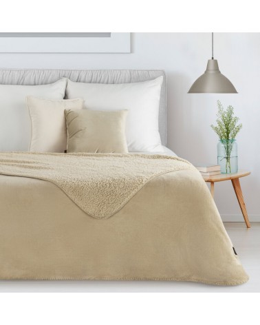 Koc sherpa baranek 170x210 Tedy jasnobeżowy Eurofirany