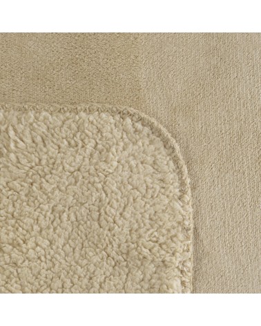 Koc sherpa baranek 170x210 Tedy jasnobeżowy Eurofirany