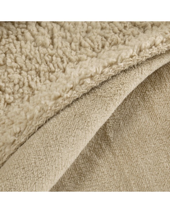 Koc sherpa baranek 200x220 Tedy jasnobeżowy Eurofirany