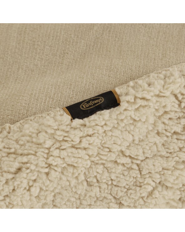 Koc sherpa baranek 200x220 Tedy jasnobeżowy Eurofirany