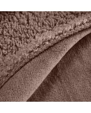 Koc sherpa baranek 150x200 Tedy mocha Eurofirany