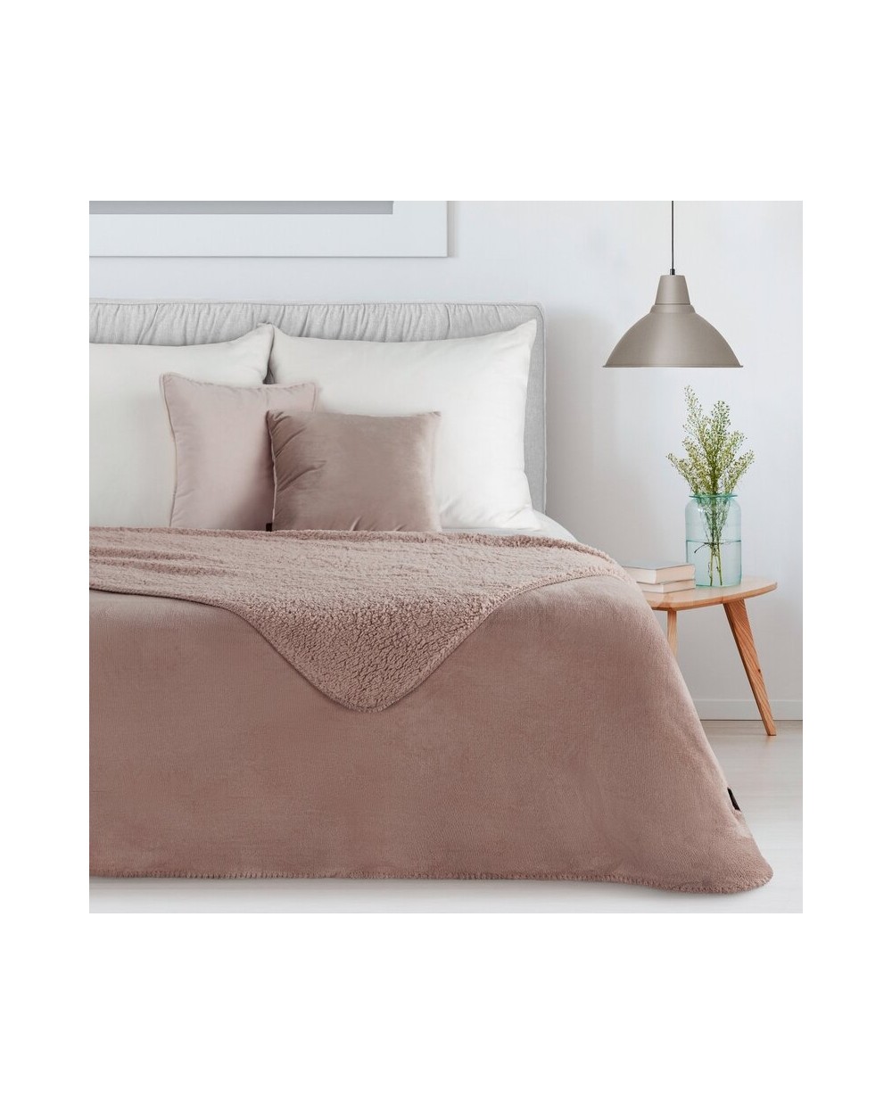 Koc sherpa baranek 200x220 Tedy mocha Eurofirany