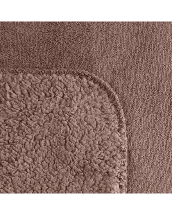 Koc sherpa baranek 200x220 Tedy mocha Eurofirany